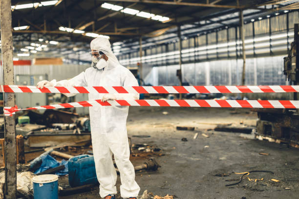 Professional Drug Lab Cleanup technician working in Bellmore, NY